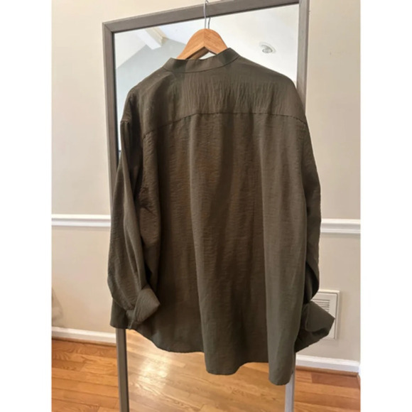 COOFANDY Men's Shirt Green 4XL - Picture 5 of 5